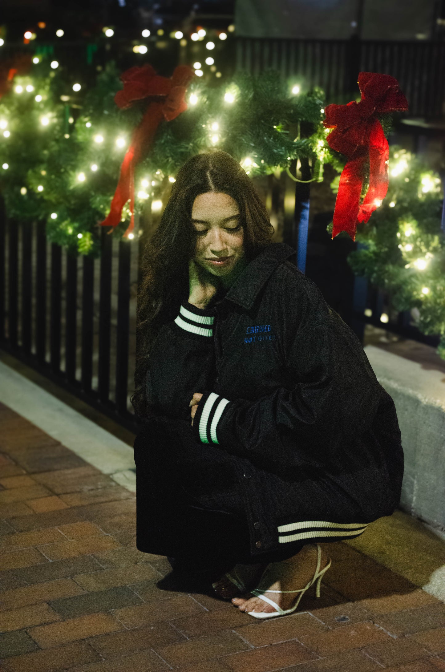 Earned Not Given Varsity Money Bag Jacket